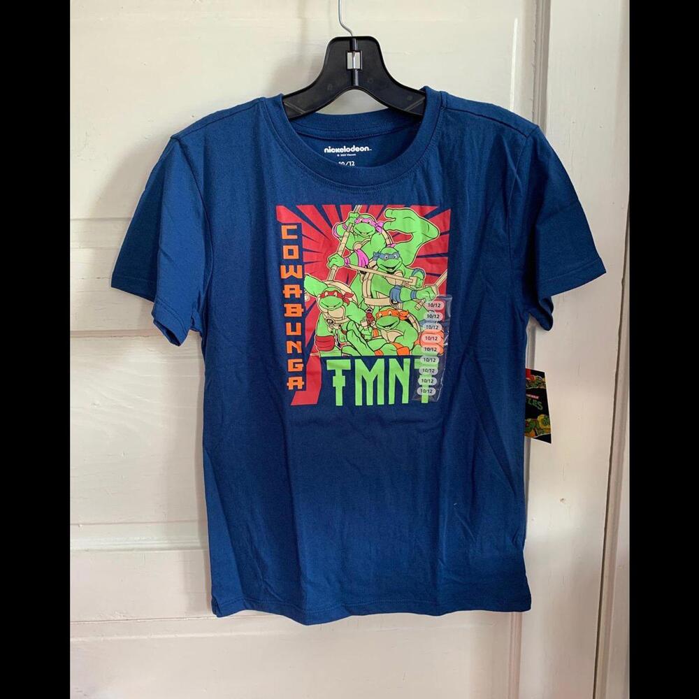 NWT Nickelodeon Teenage Mutant Ninja Turtles Shirt Size Kids 10/12